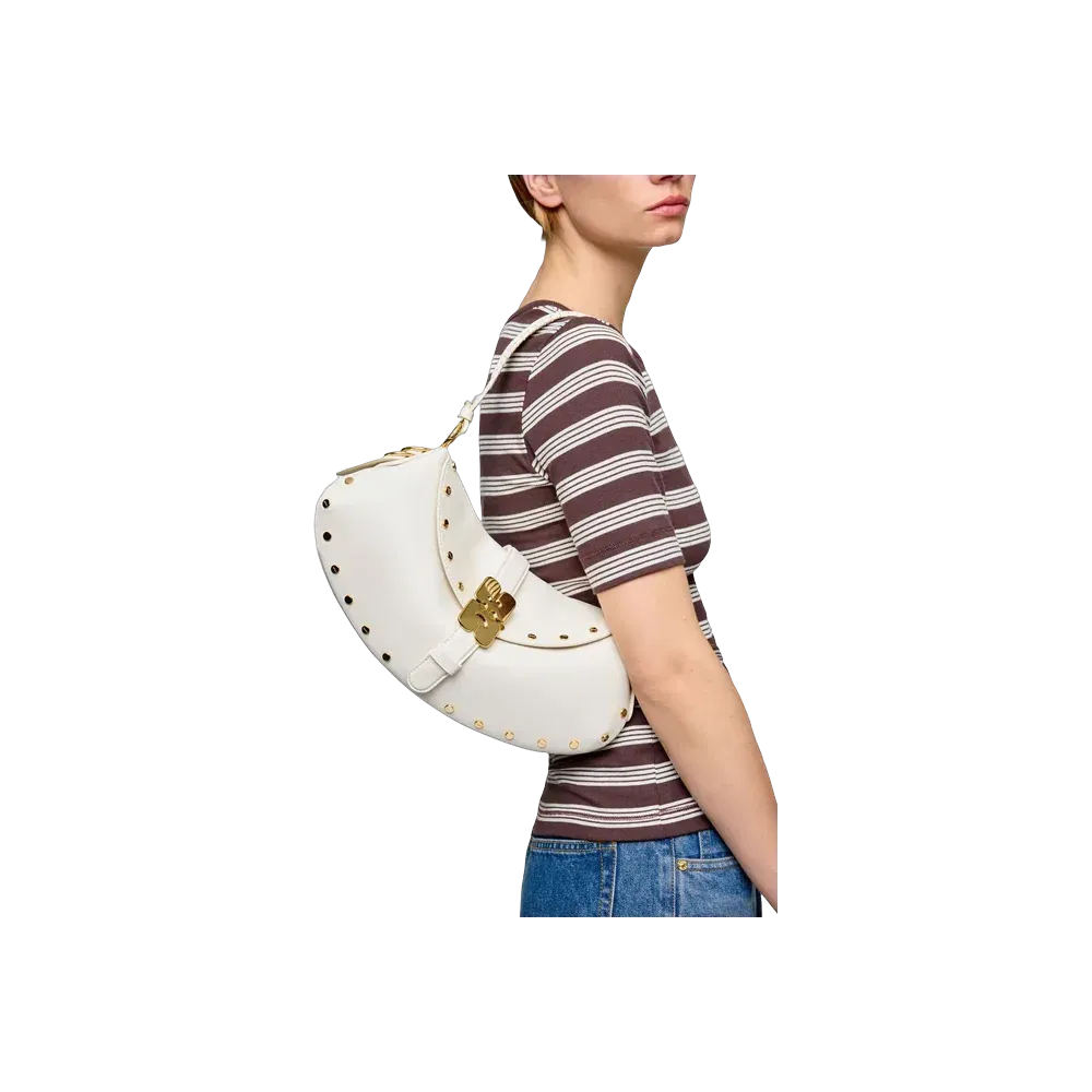 Ganni B-Kat Bag Studs in White
