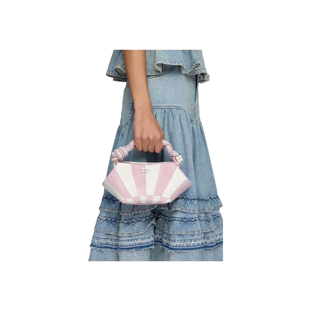 Ganni Mini Bou Bag in Pink Circus