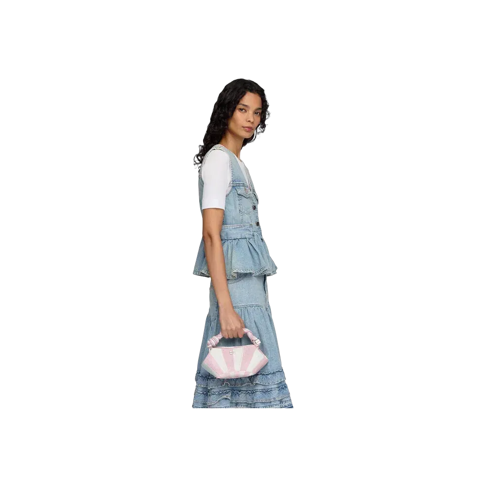 Ganni Mini Bou Bag in Pink Circus