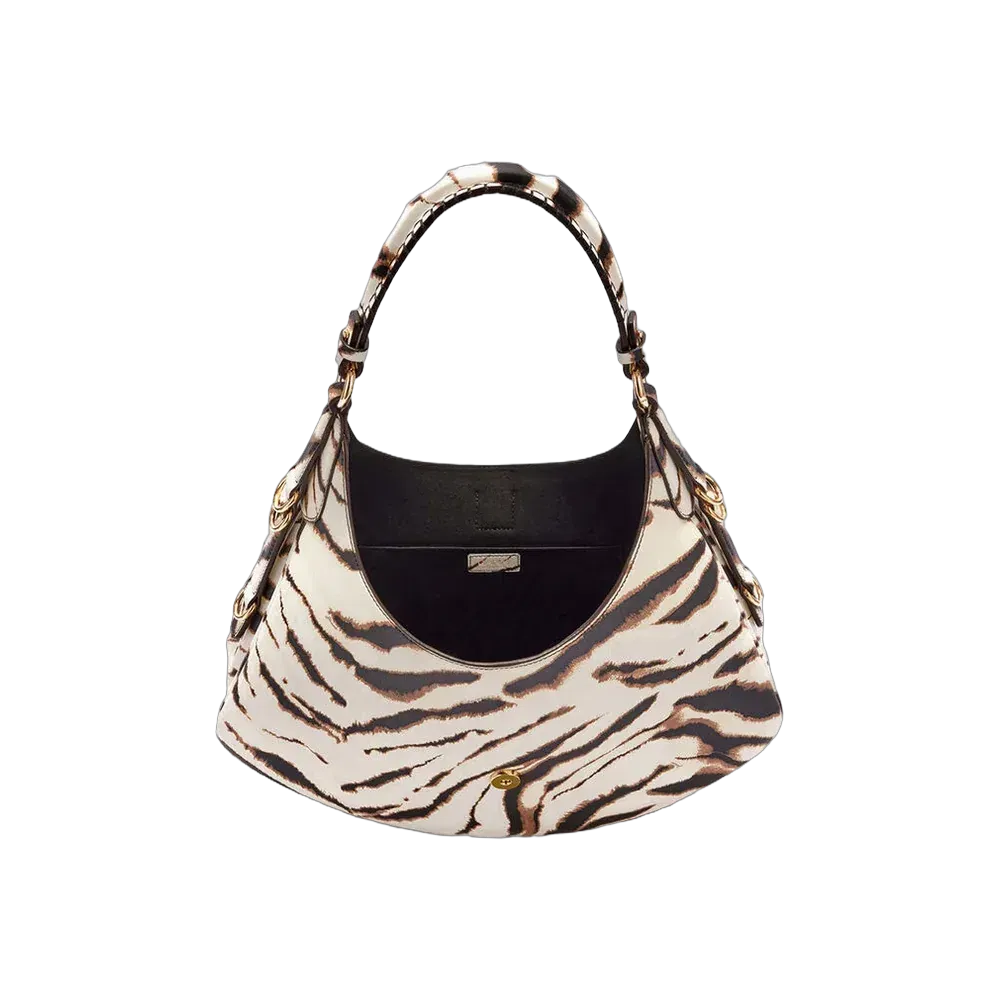 Ganni Small Kat Bag in Zebra