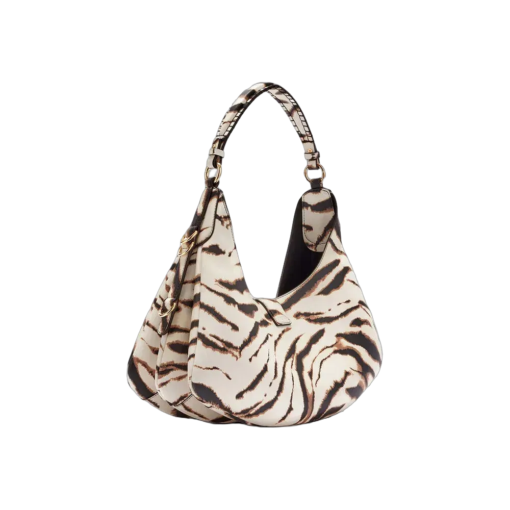 Ganni Small Kat Bag in Zebra