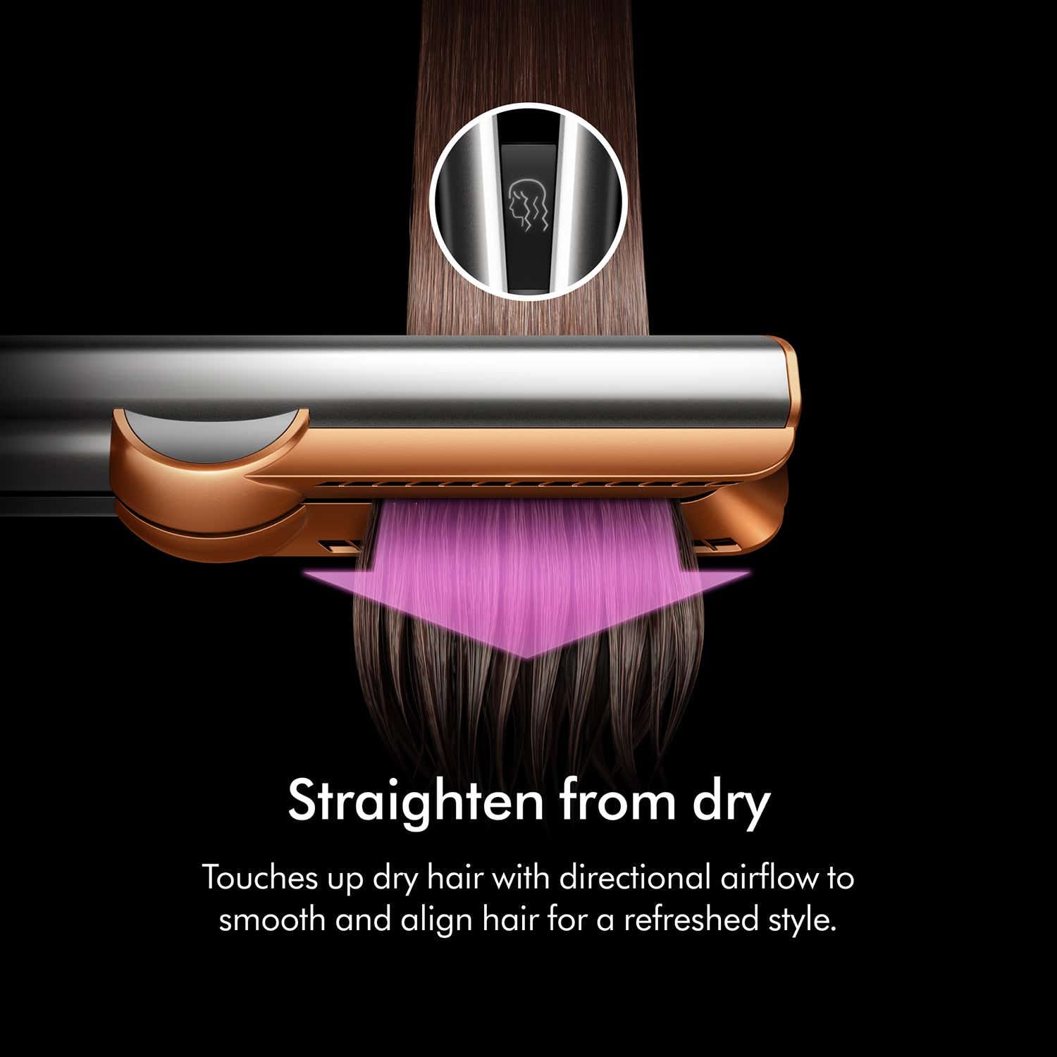 Dyson Airstrait Straighteners Strawberry Bronze and Blush Pink (1.82 g) - Dyson