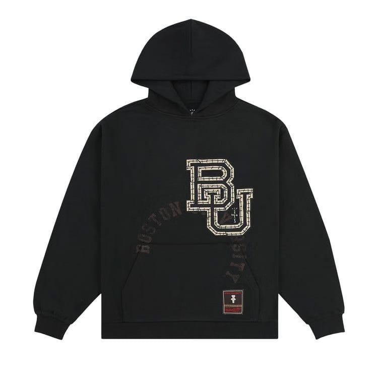 Cactus Jack by Travis Scott x Mitchell & Ness Boston University Hoodie Black