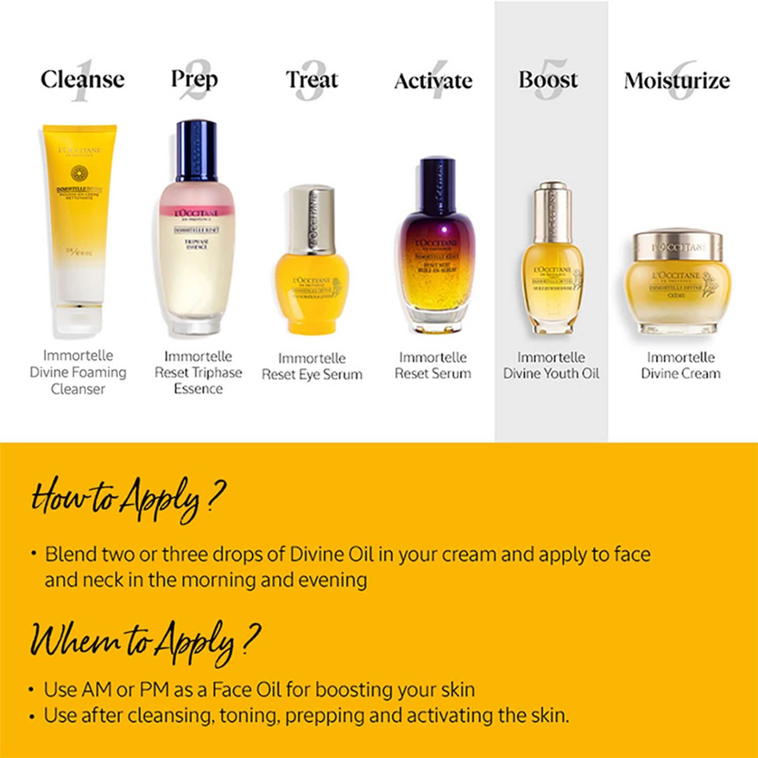 L'occitane Immortelle Divine Youth Face Oil - (30ml) - L'occitane