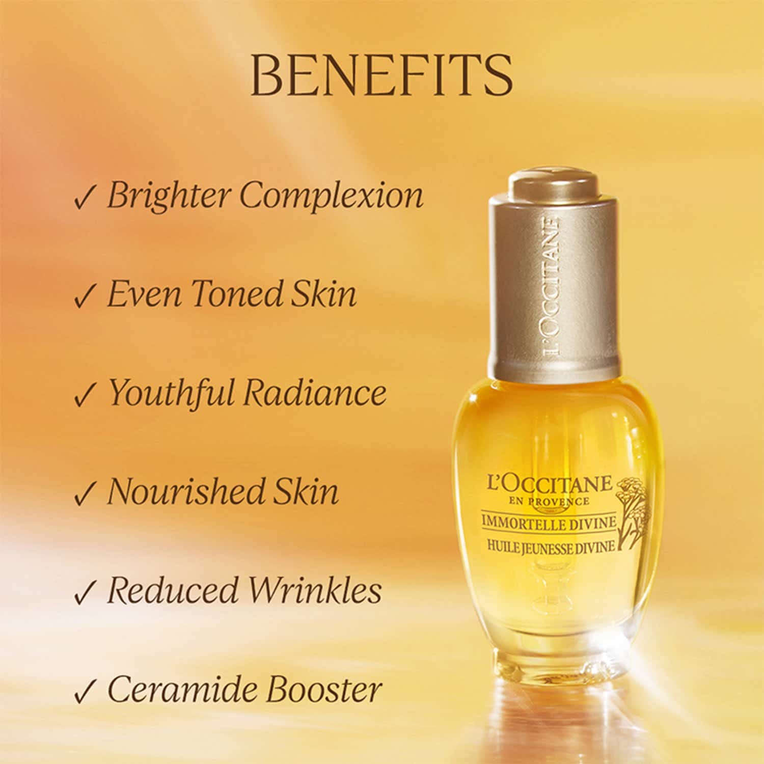 L'occitane Immortelle Divine Youth Face Oil - (30ml) - L'occitane