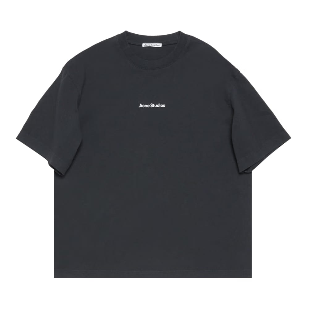 Acne Studios half sleeve T-Shirt Black
