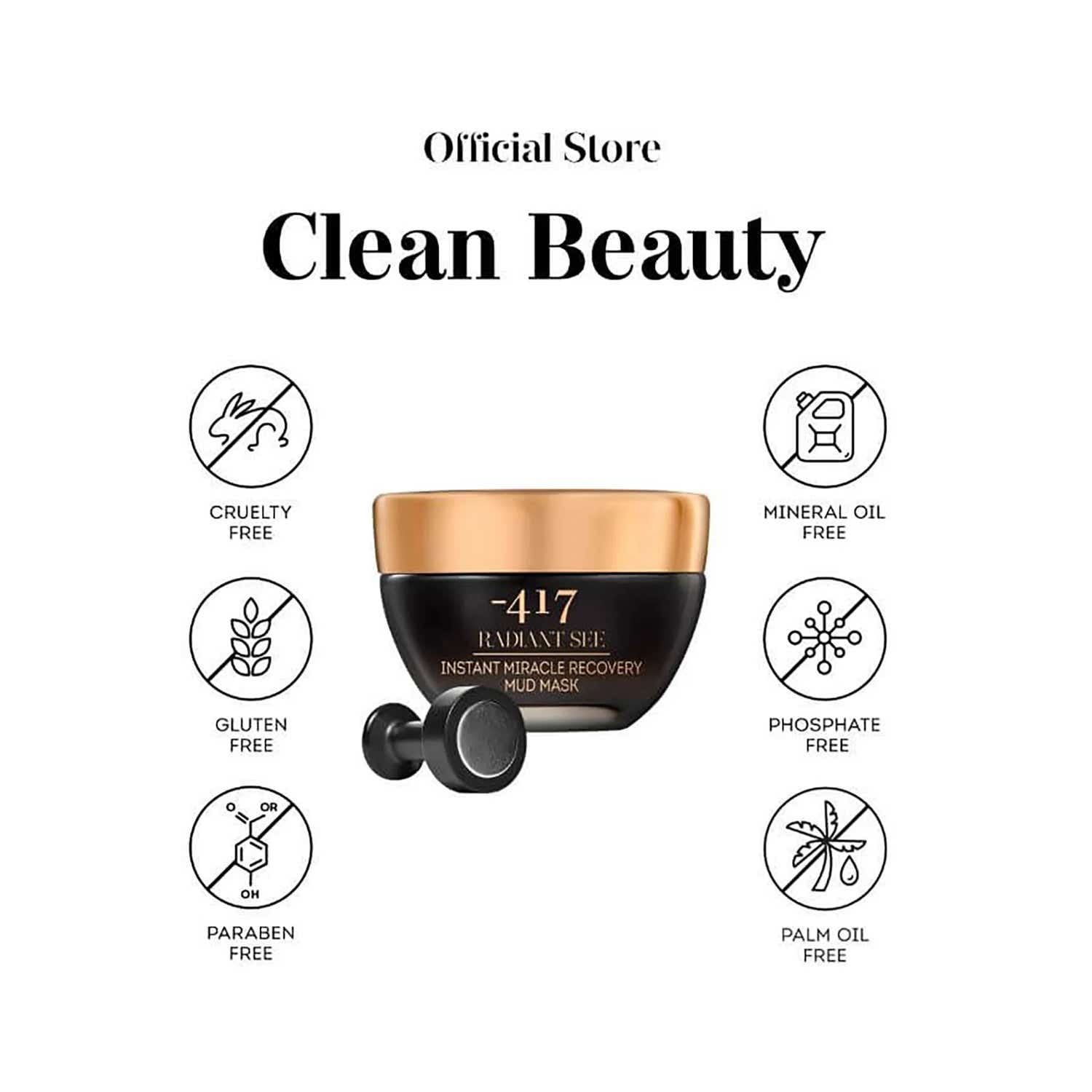 Minus 417 Radiant See Instant Miracle Recovery Mud Mask (50ml) - Minus 417