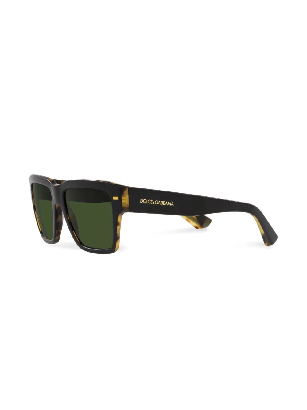 tortoiseshell-detail logo-arm sunglasses
