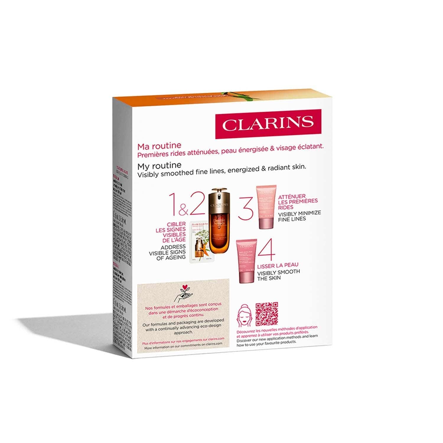 Clarins Double Serum & Multi-Active Kit (4 pcs) - Clarins