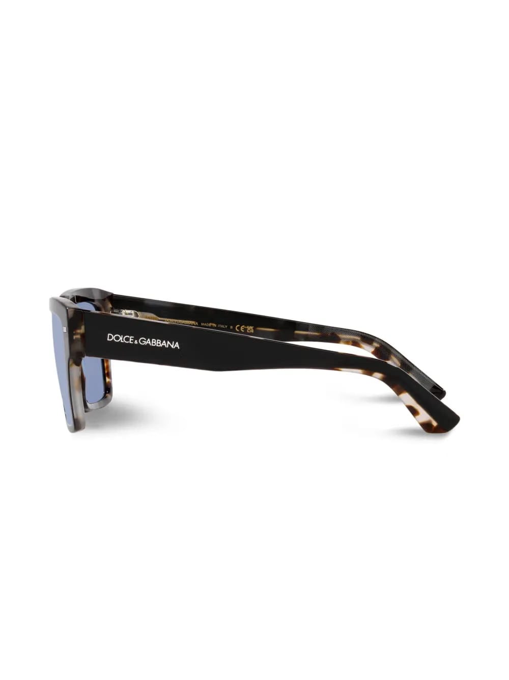 tortoiseshell-detail mirrored-lense sunglasses