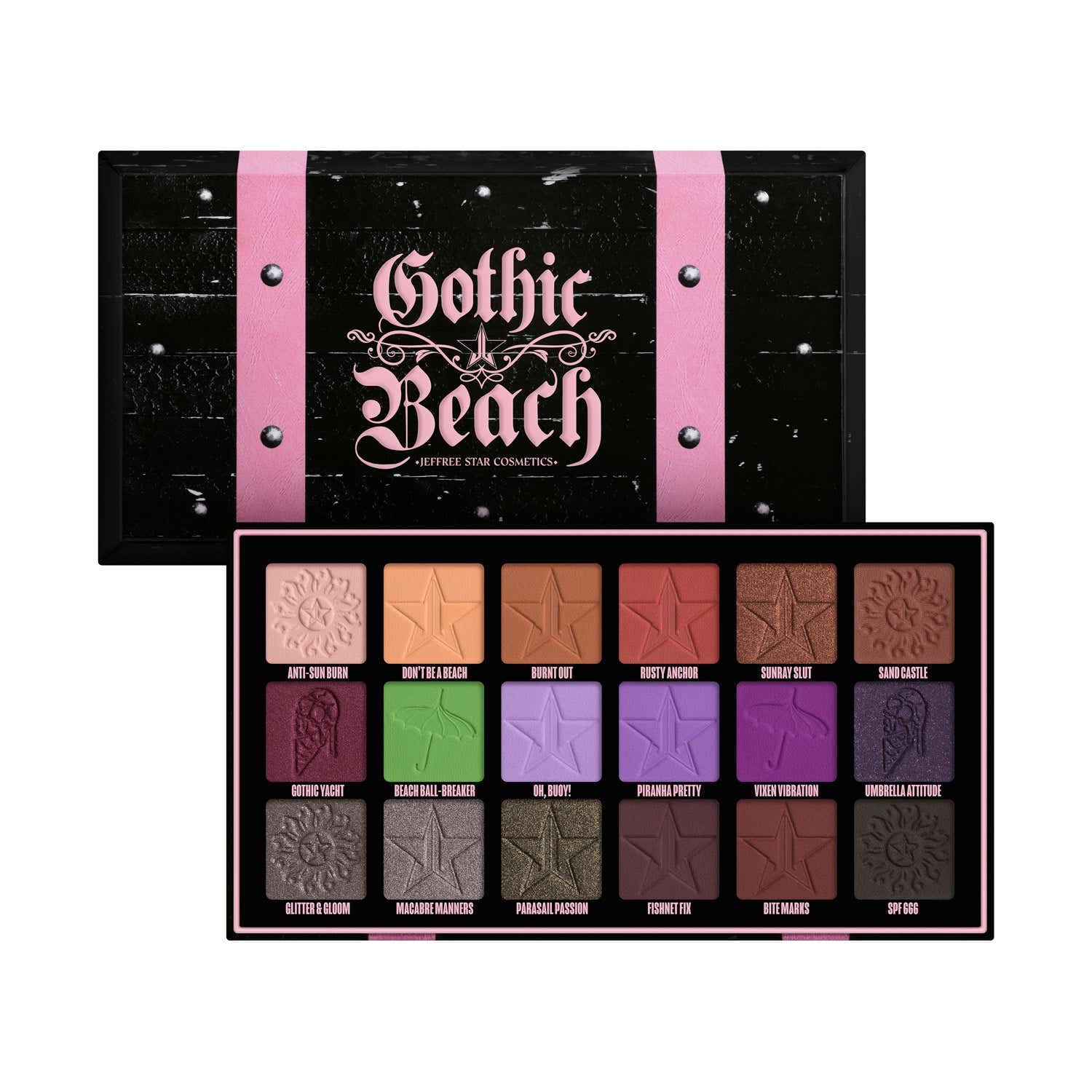 Jeffree Star Cosmetics Gothic Beach Palette (27 g) - Jeffree Star Cosmetics
