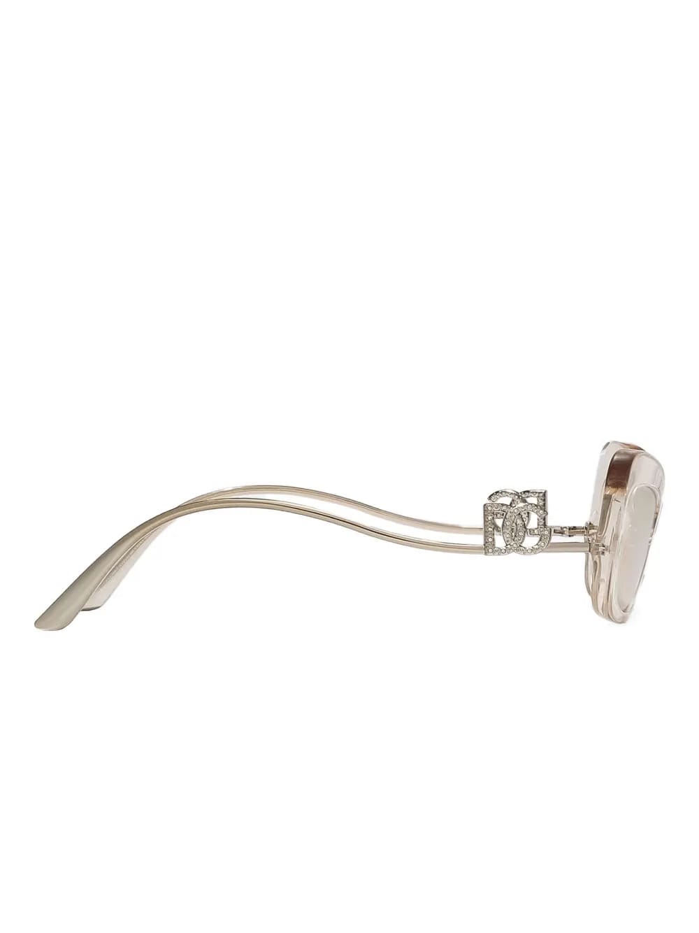 crystal-embellished cat-eye frame sunglasses