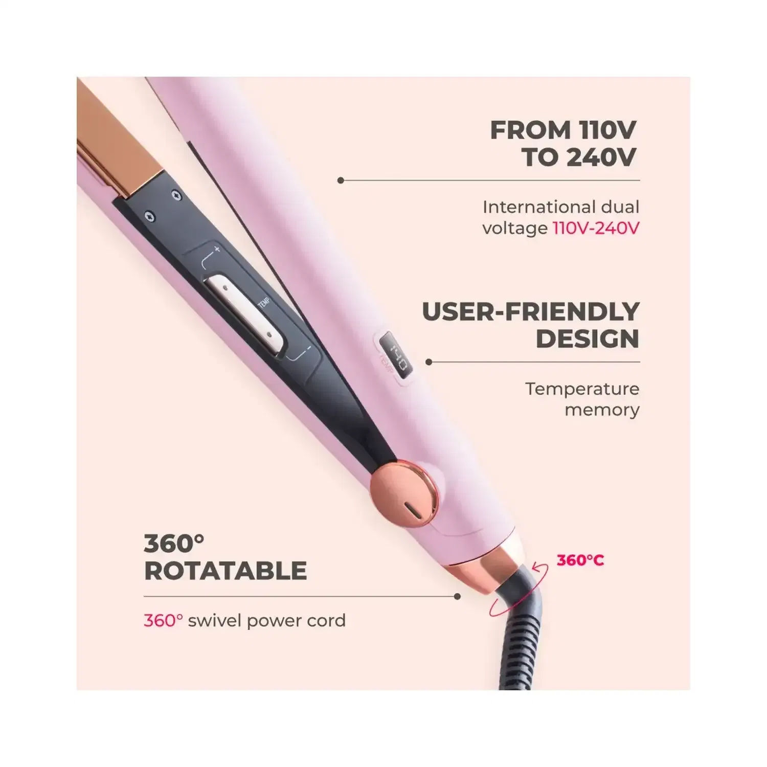 TYMO Sway Hair Straightener - TYMO
