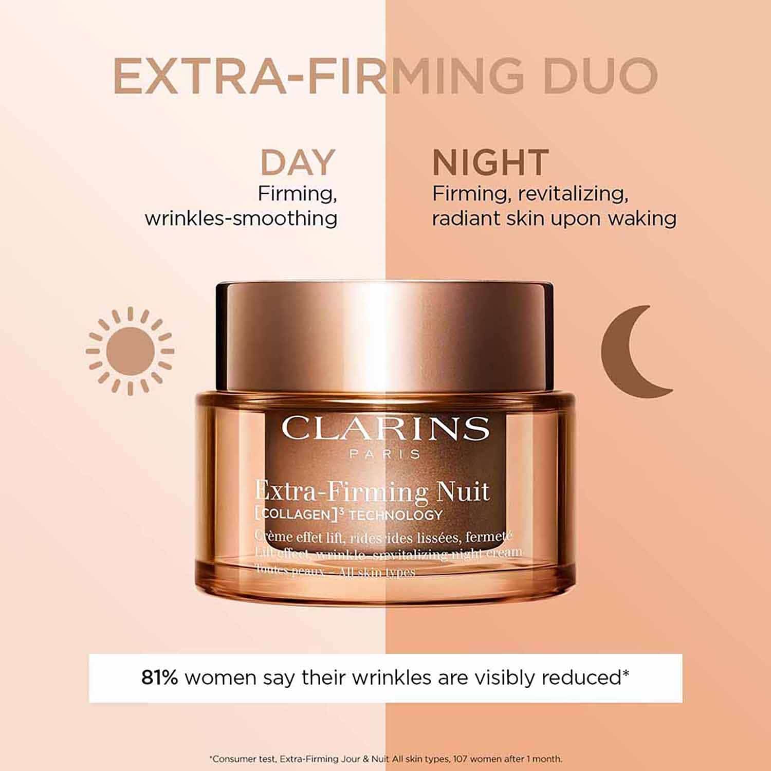 Clarins Extra-Firming Night Cream - All Skin Types (50 ml) - Clarins