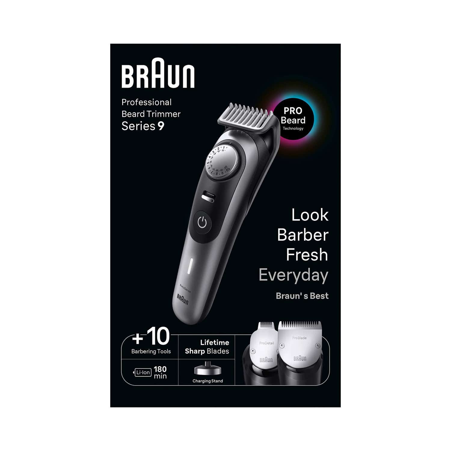 Braun Professional Beard Trimmer Series 9 - BT9420 - Braun