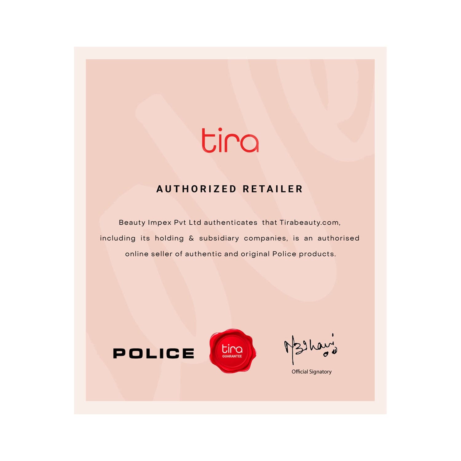 Police Cosmopolitan + To Be Rose Combo - Police