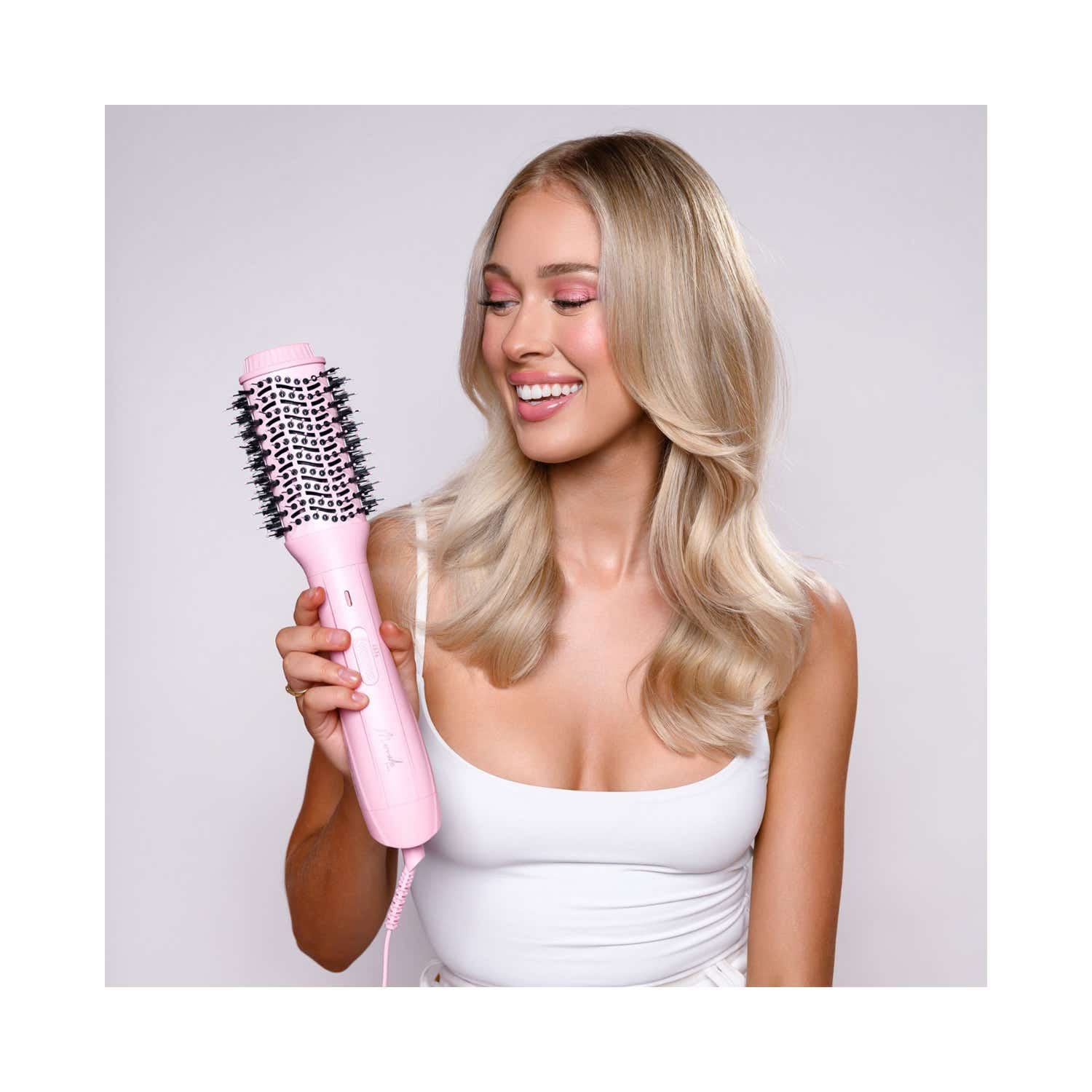 Mermade Hair Blow Dry Brush Pink - Mermade Hair