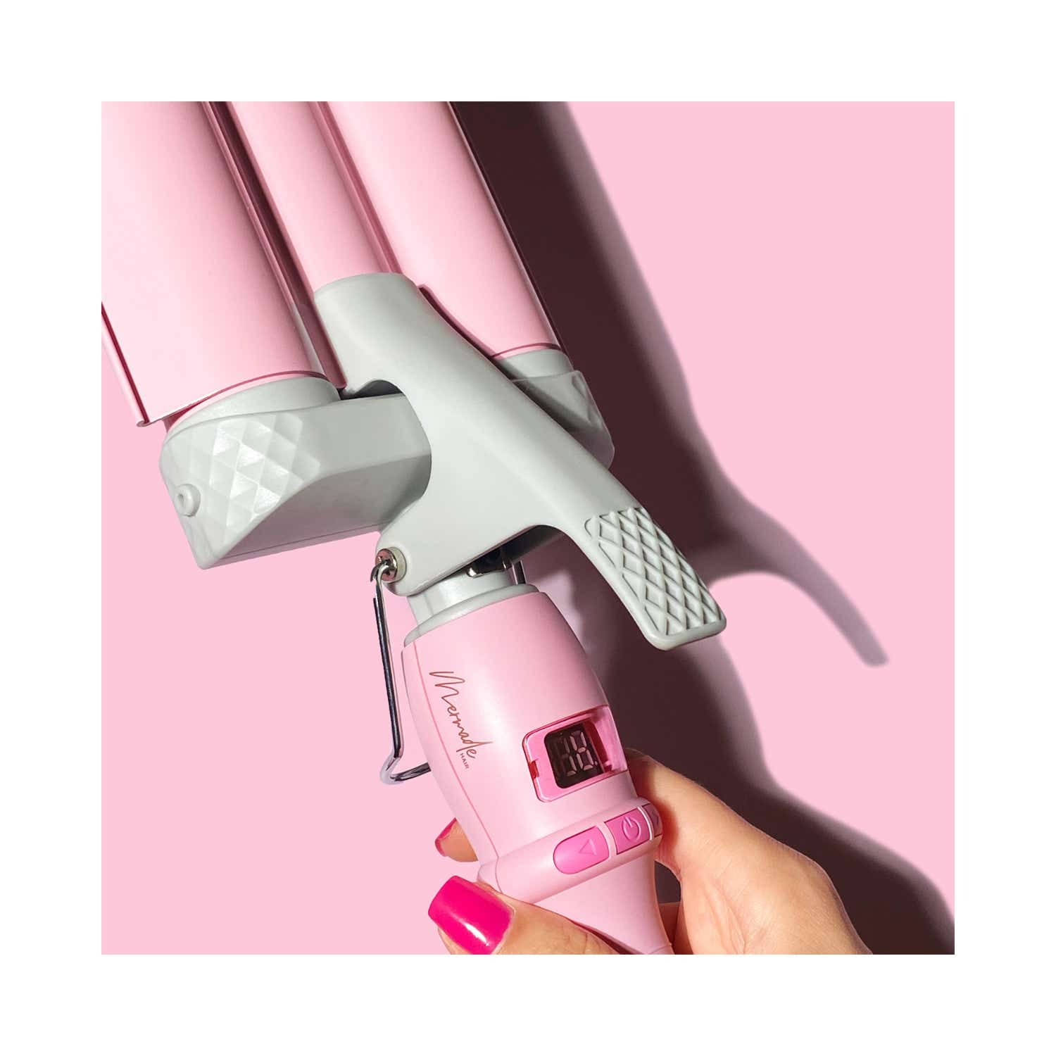 Mermade Hair Pro Waver 32Mm Pink - Mermade Hair