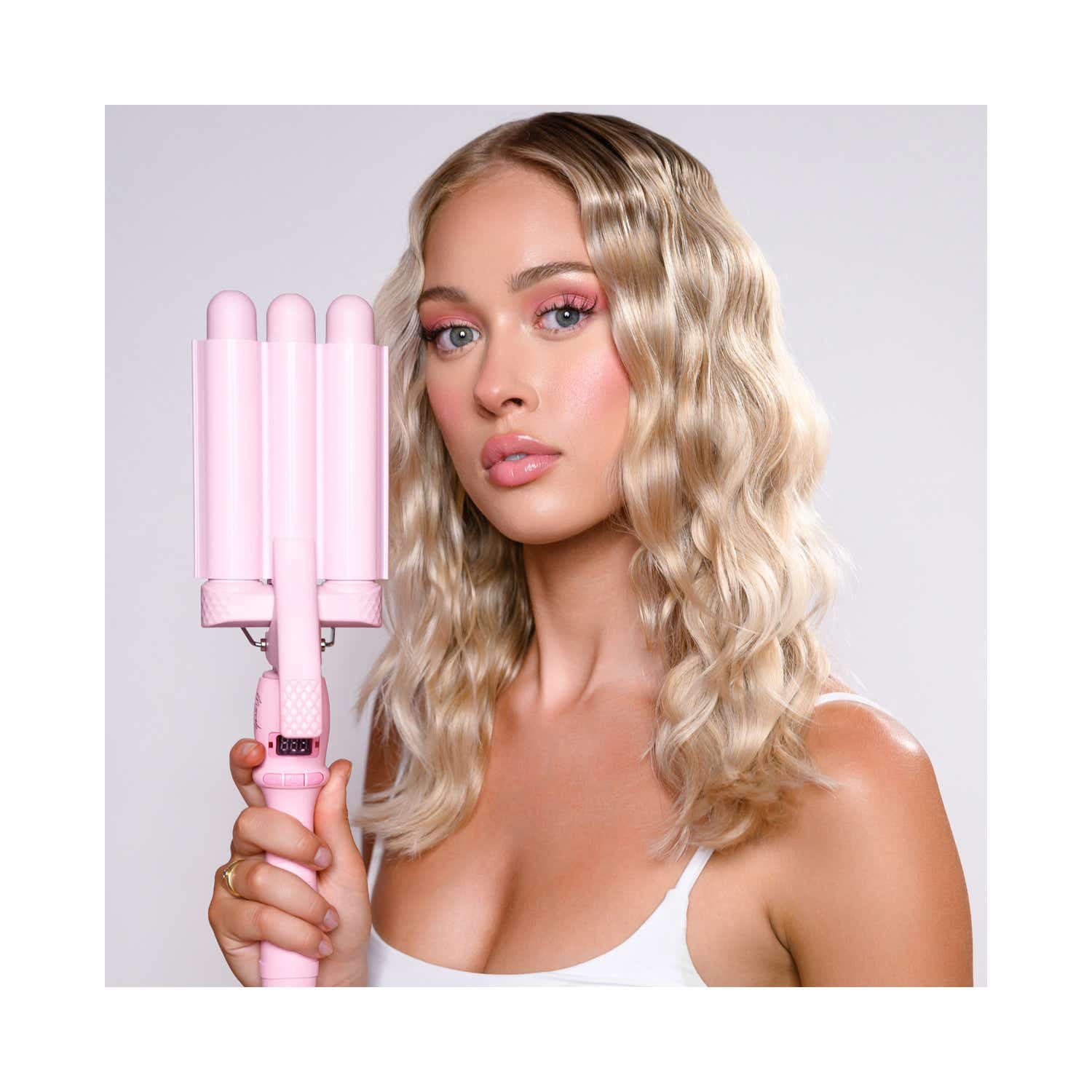 Mermade Hair Pro Waver Pink 25Mm - Mermade Hair