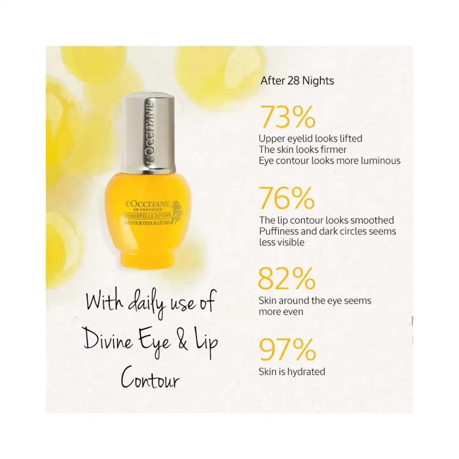 L'occitane Immortelle Divine Eye & Lip Contour (15 ml) - L'occitane