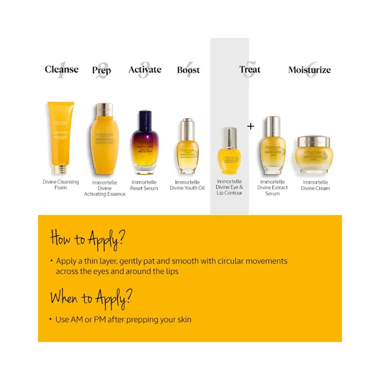 L'occitane Immortelle Divine Eye & Lip Contour (15 ml) - L'occitane