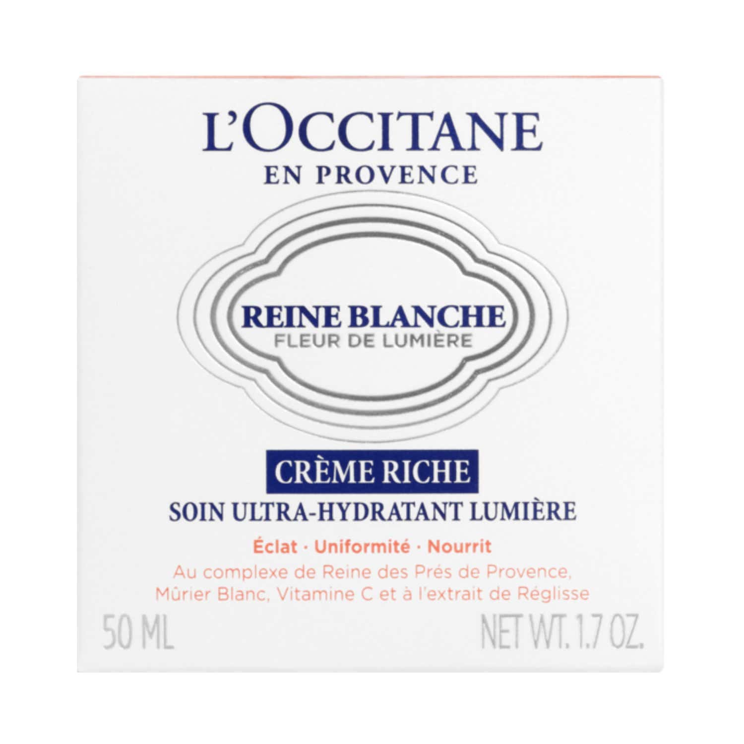 L'occitane Reine Blanche Rich Cream (50ml) - L'occitane