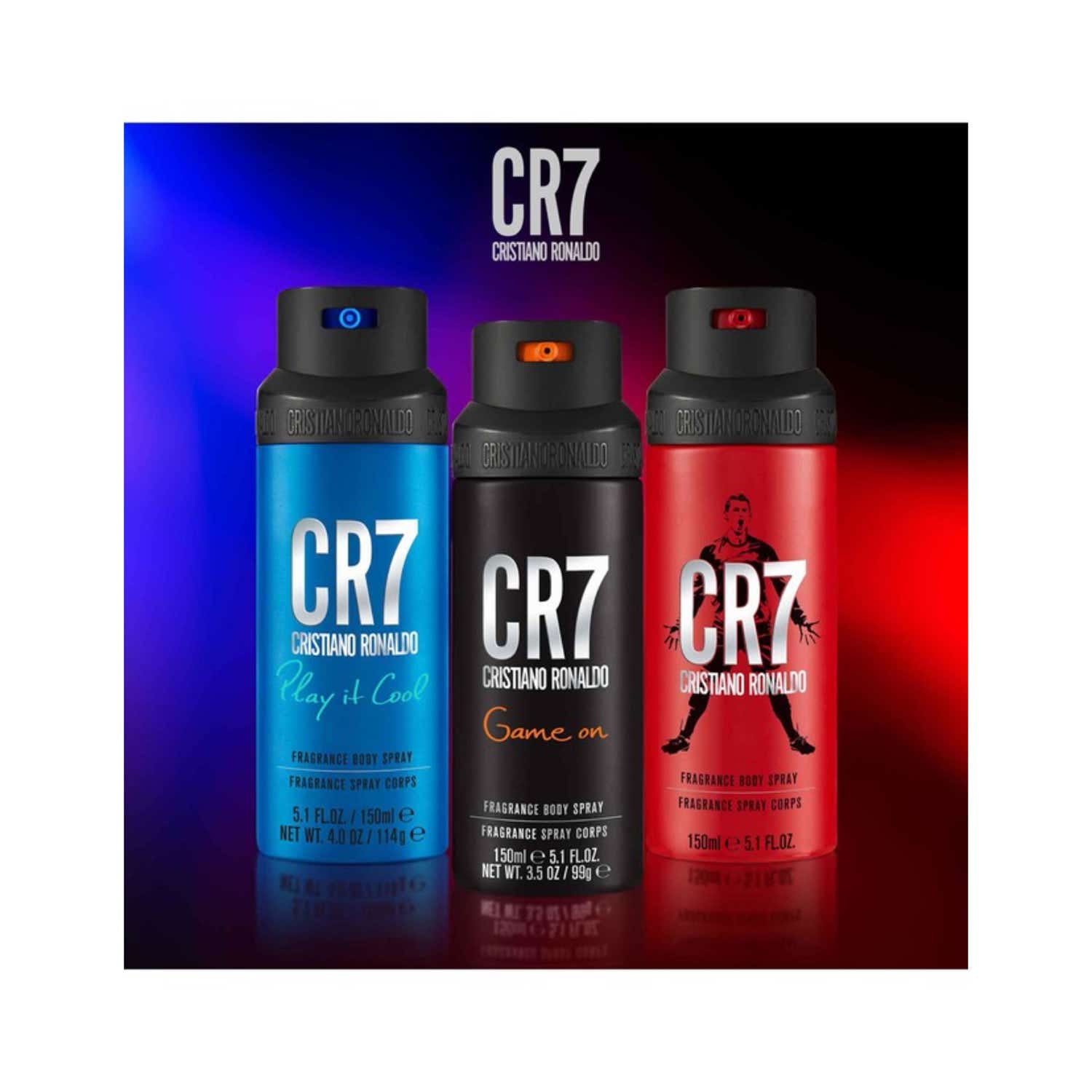 CR7 Cristiano Ronaldo EDT + Body Spray (Pack of 2) Combo - CR7 Cristiano Ronaldo