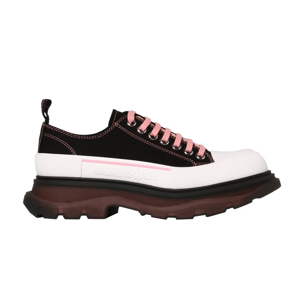 Alexander McQueen Tread Slick Black Blossom Pink