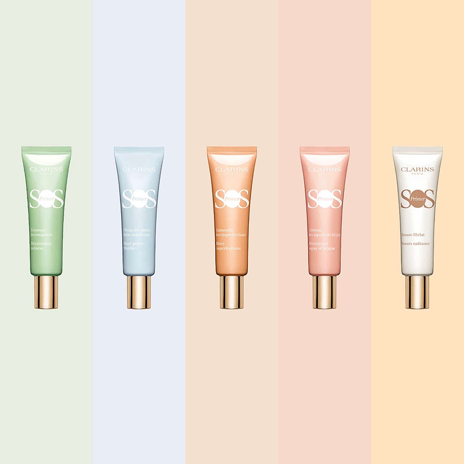Clarins SOS Color Correcting Face Primer - Imperfections Peach (30 ml) - Clarins