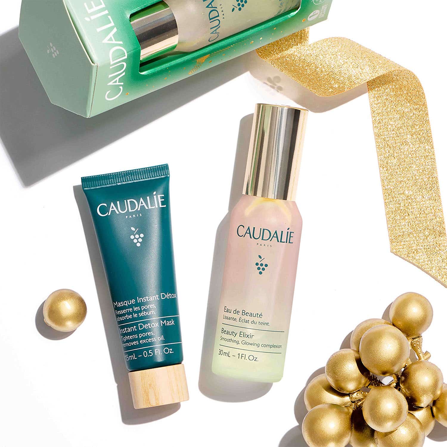 Caudalie Beauty Elixir & Detox Mask (2 pcs) - Caudalie