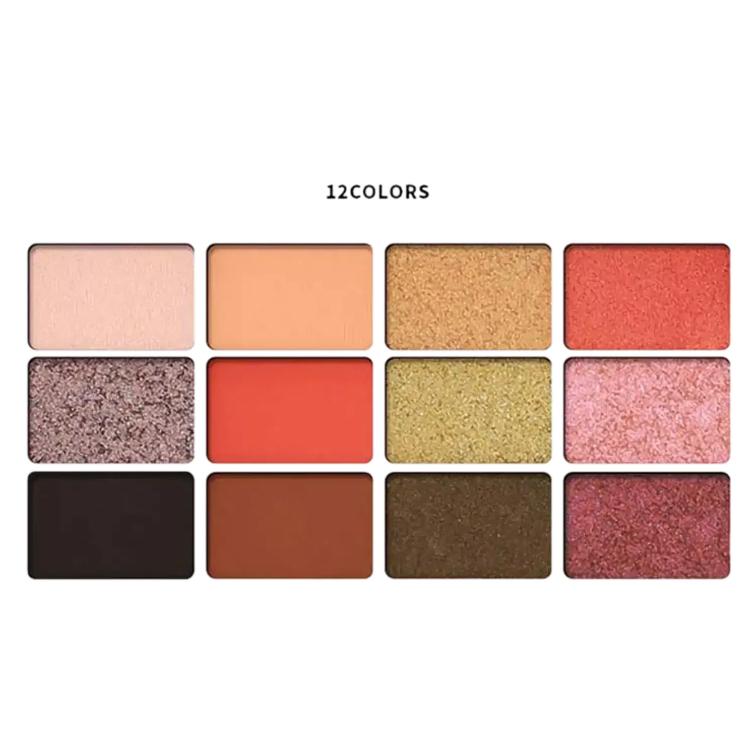Charmacy Milano Eyeshadow 12 colors palette (10 g) - Charmacy Milano