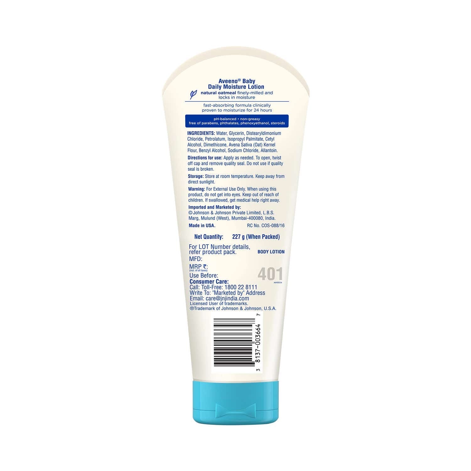Aveeno Baby Daily Moisture Lotion (227 g) - Aveeno