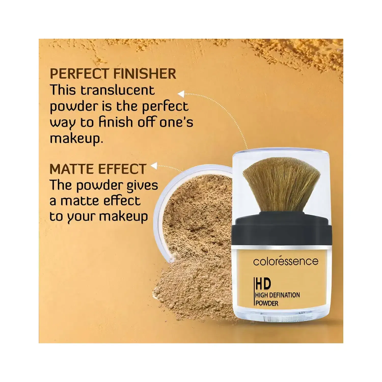 Coloressence High Definition Face Makeup Loose Powder - Soft Beige (10 g) - Coloressence