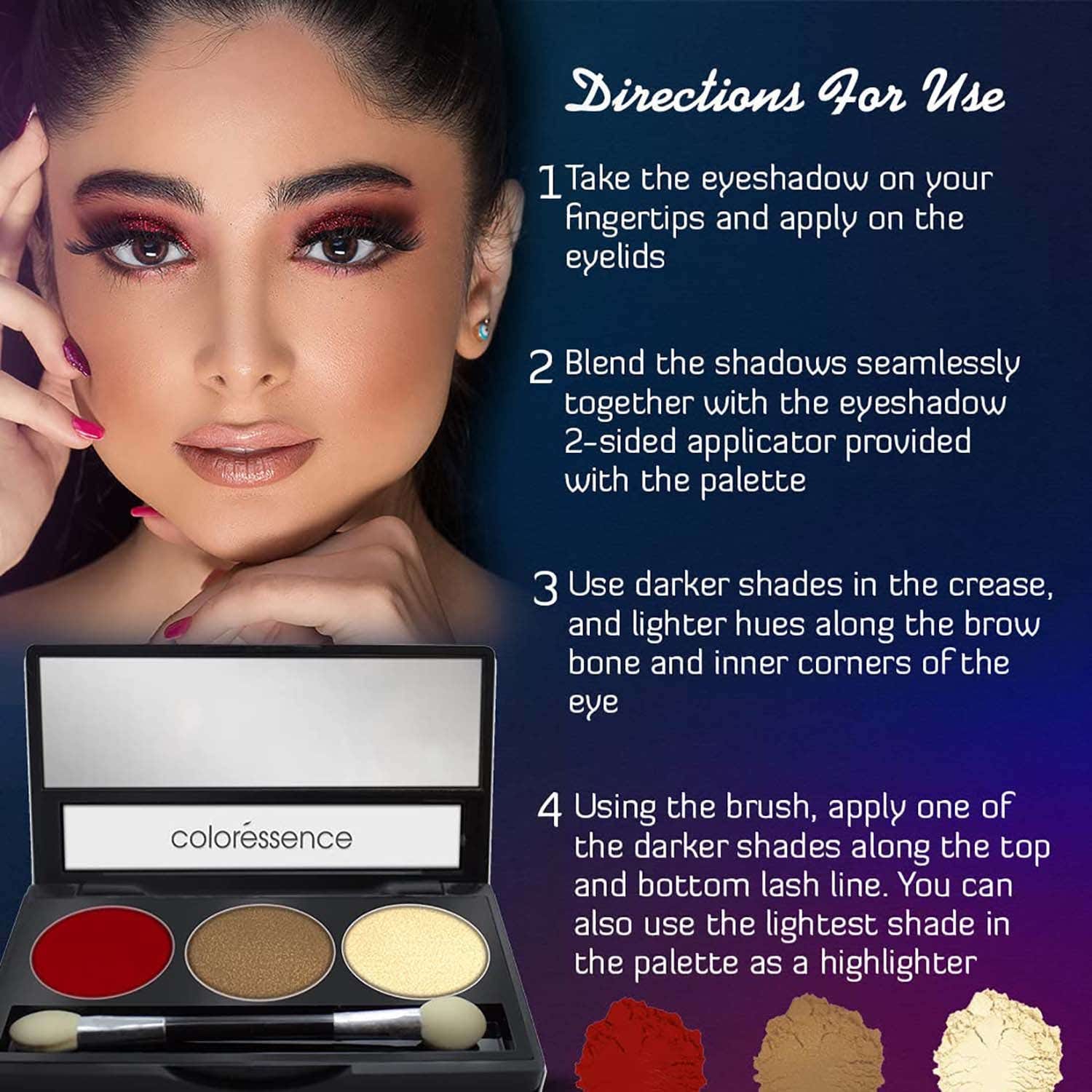 Coloressence Satin Eye Shadow Palette - Be Bride (7.5 g) - Coloressence