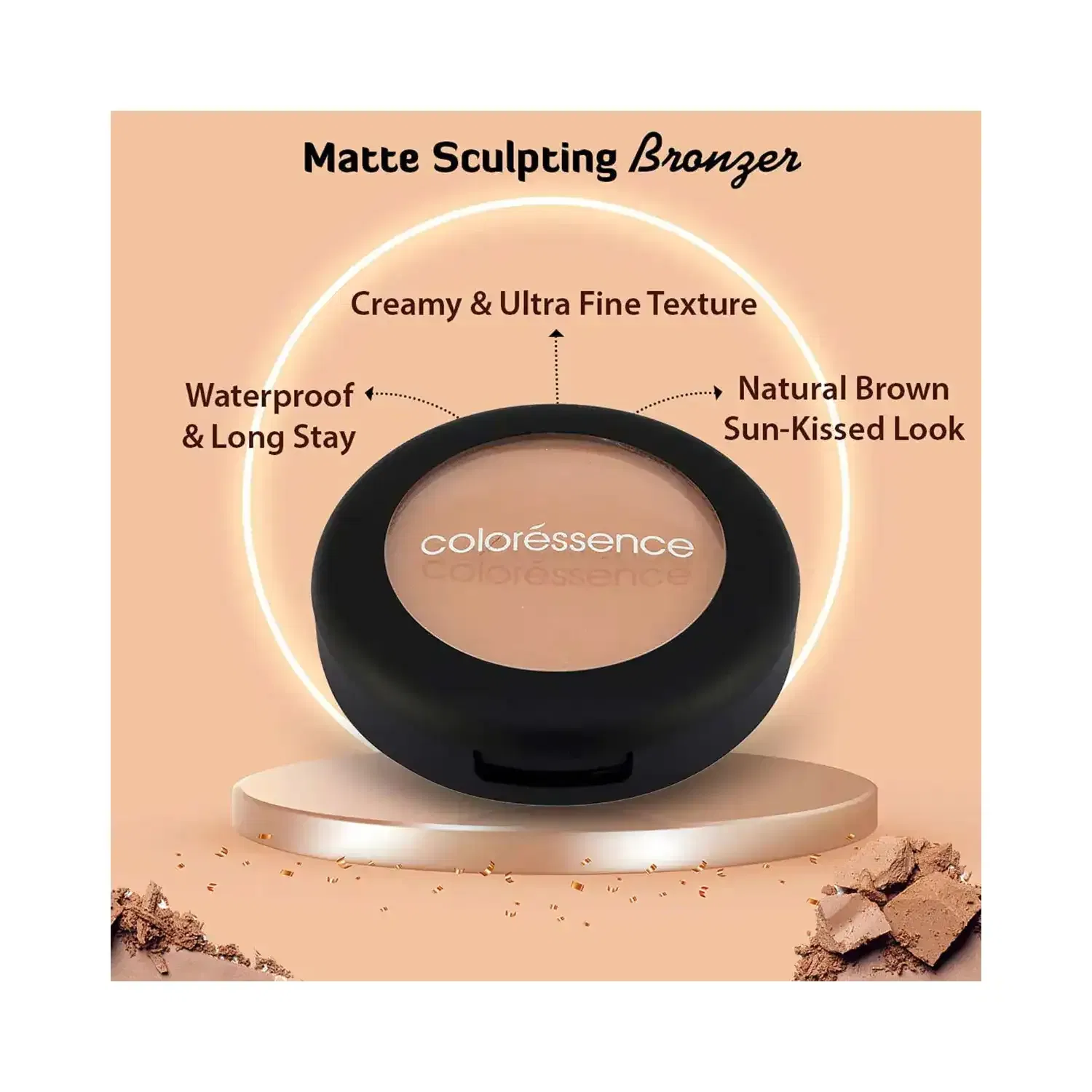 Coloressence Matte Contour Powder - Bronzer (10 g) - Coloressence