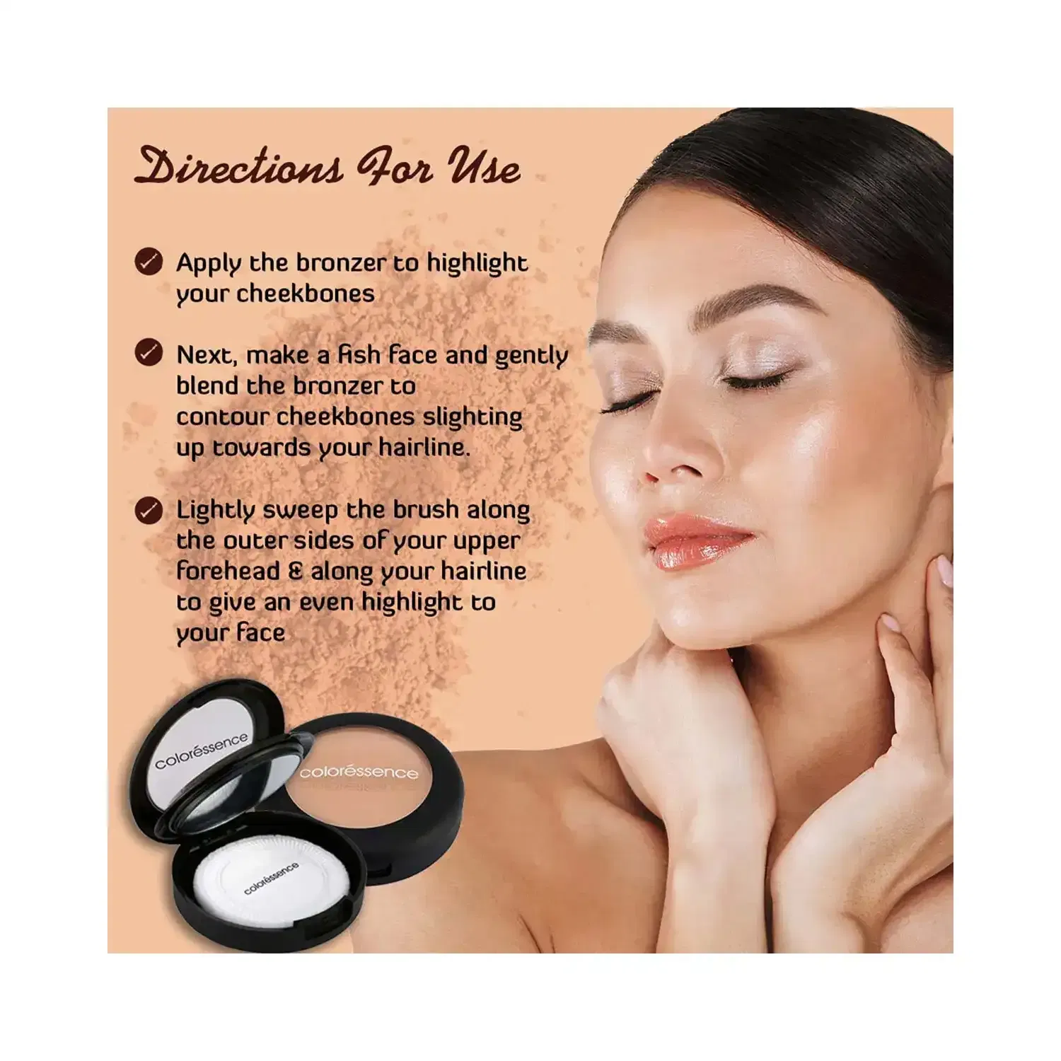 Coloressence Matte Contour Powder - Bronzer (10 g) - Coloressence