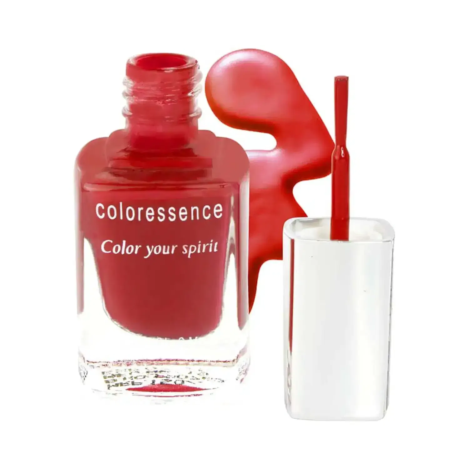 Coloressence Regular Nail Paint - Siren Red (10 ml) - Coloressence