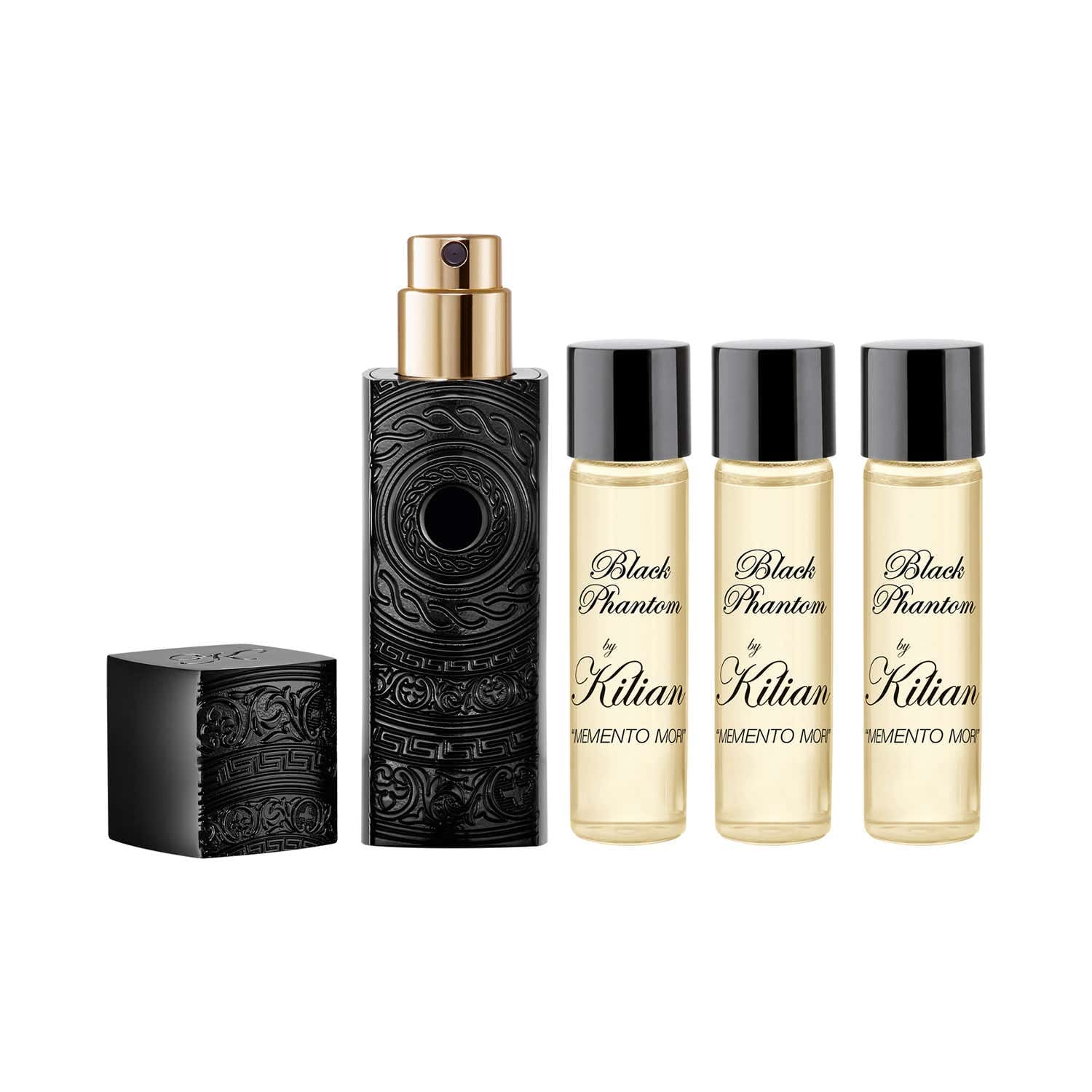 Kilian Paris Black Phantom - Memento Mori EDP Refillable Travel Set (4 pcs) - Kilian Paris