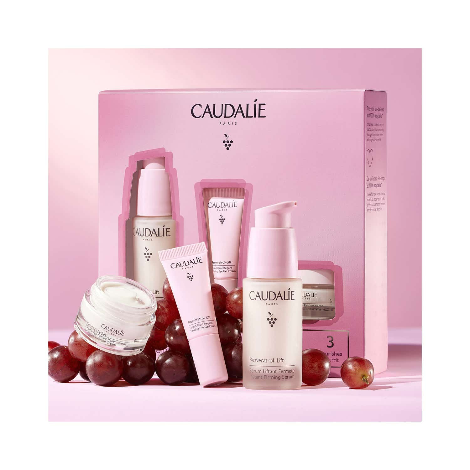 Caudalie Resveratrol-Lift Ultimate Firming Solution Gift Set (3Pcs) - Caudalie