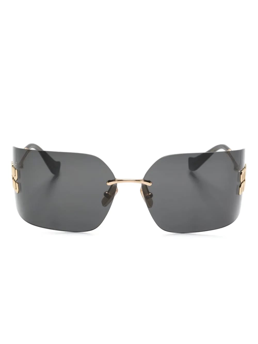Runway rectangle-frame sunglasses
