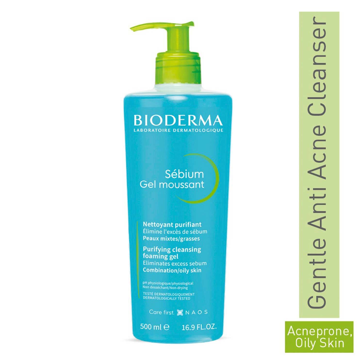 Bioderma Sebium Gel Moussant Combo (200 ml & 500 ml) - Bioderma