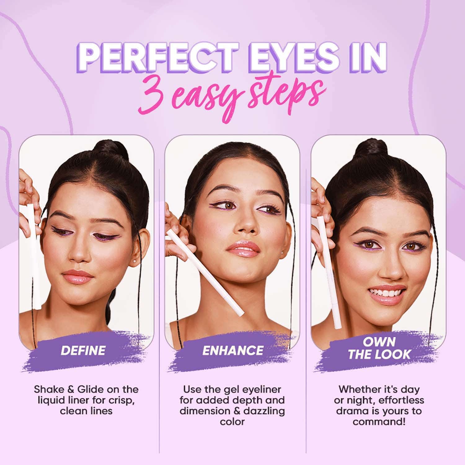 Charmacy Milano Duo Drama Eyeliner Essentials - 15 - Charmacy Milano