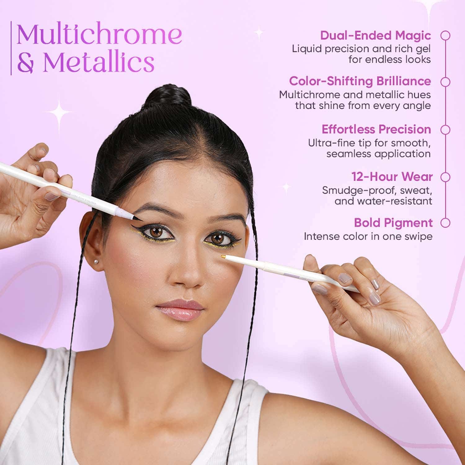 Charmacy Milano Duo Drama Eyeliner Multichrome & Metallics - 09 - Charmacy Milano