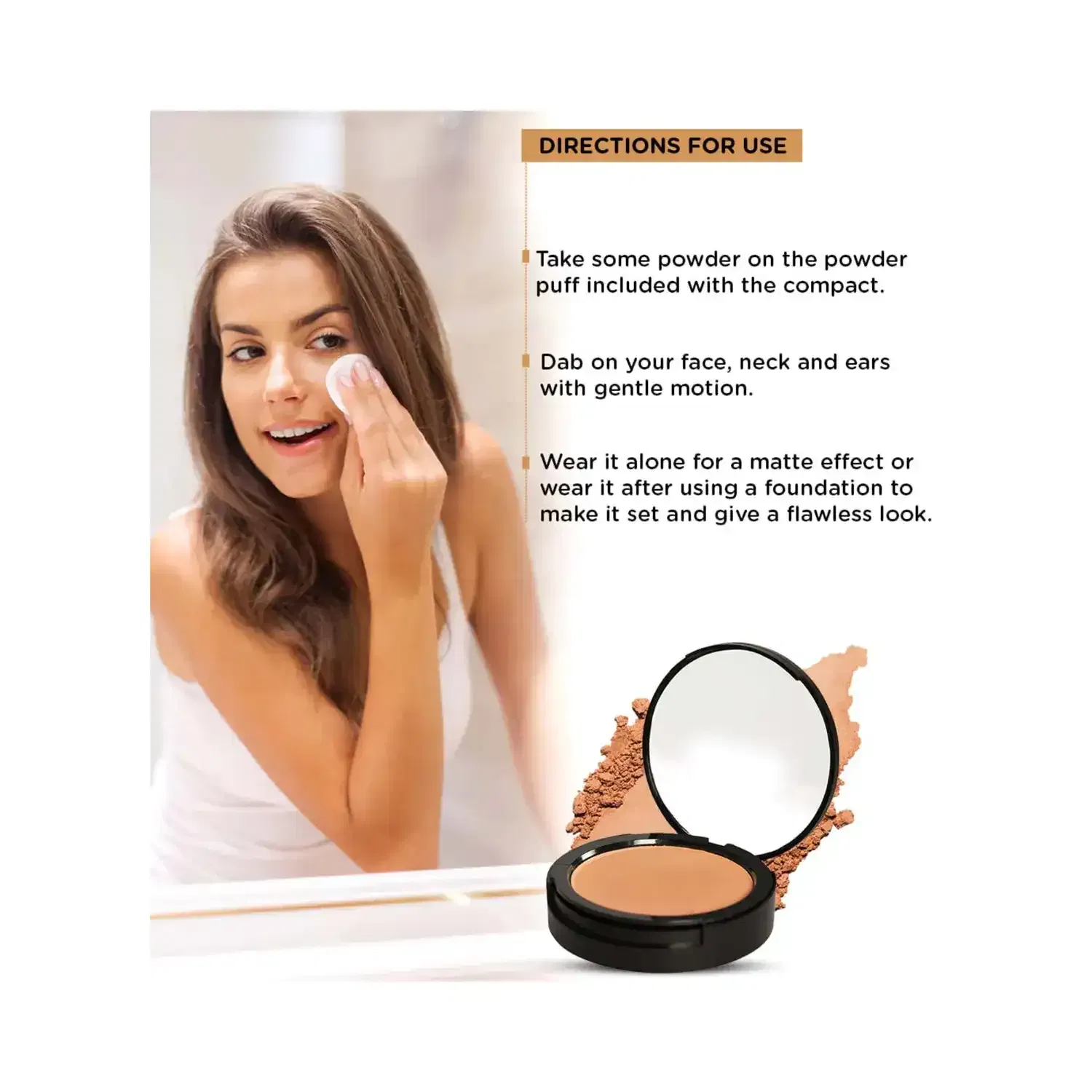 Coloressence Compact Powder - Pinkish Beige (10 g) - Coloressence
