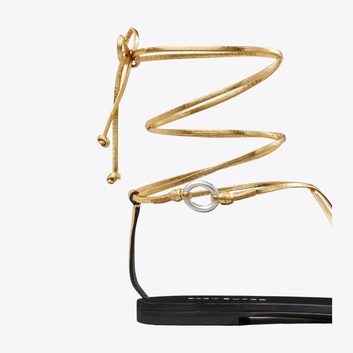 Linked Lace-Up Sandal