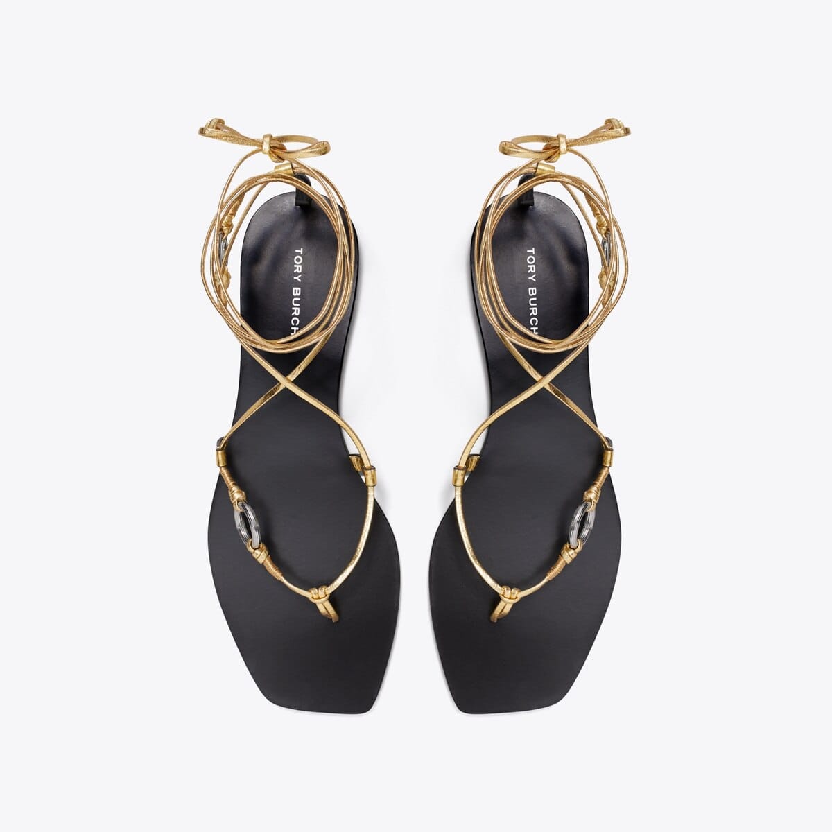 Linked Lace-Up Sandal