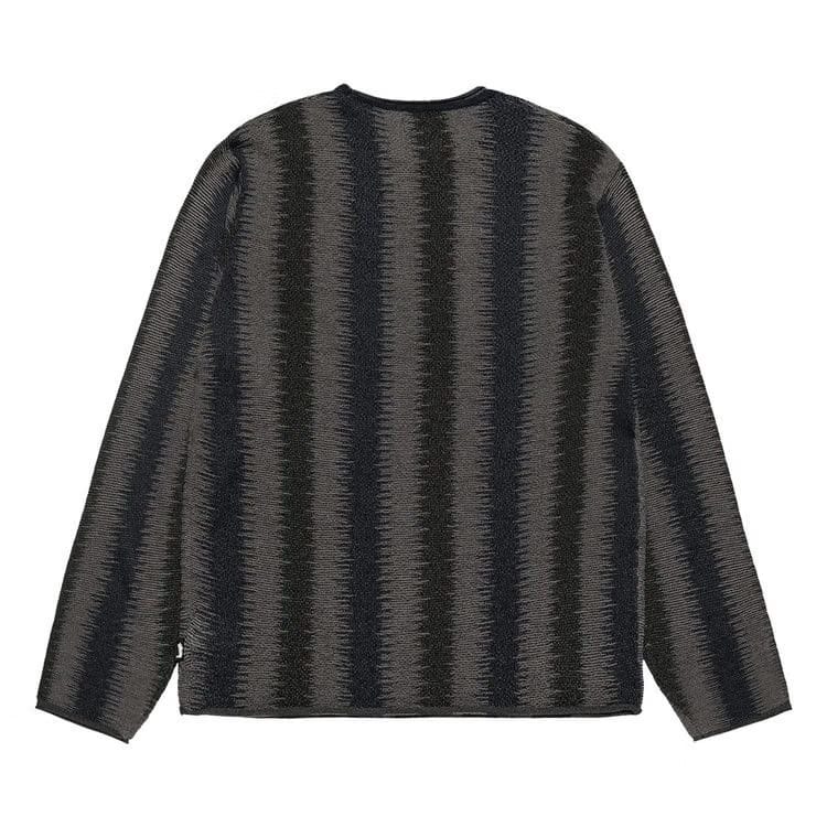 Stussy Shadow Stripe Sweater Olive