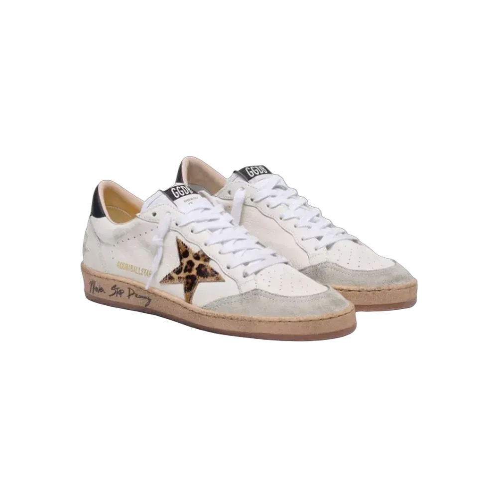 Golden Goose Wmns Ball Star 'Never Stop Dreaming - Leopard'
