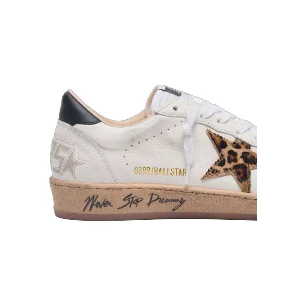 Golden Goose Wmns Ball Star 'Never Stop Dreaming - Leopard'