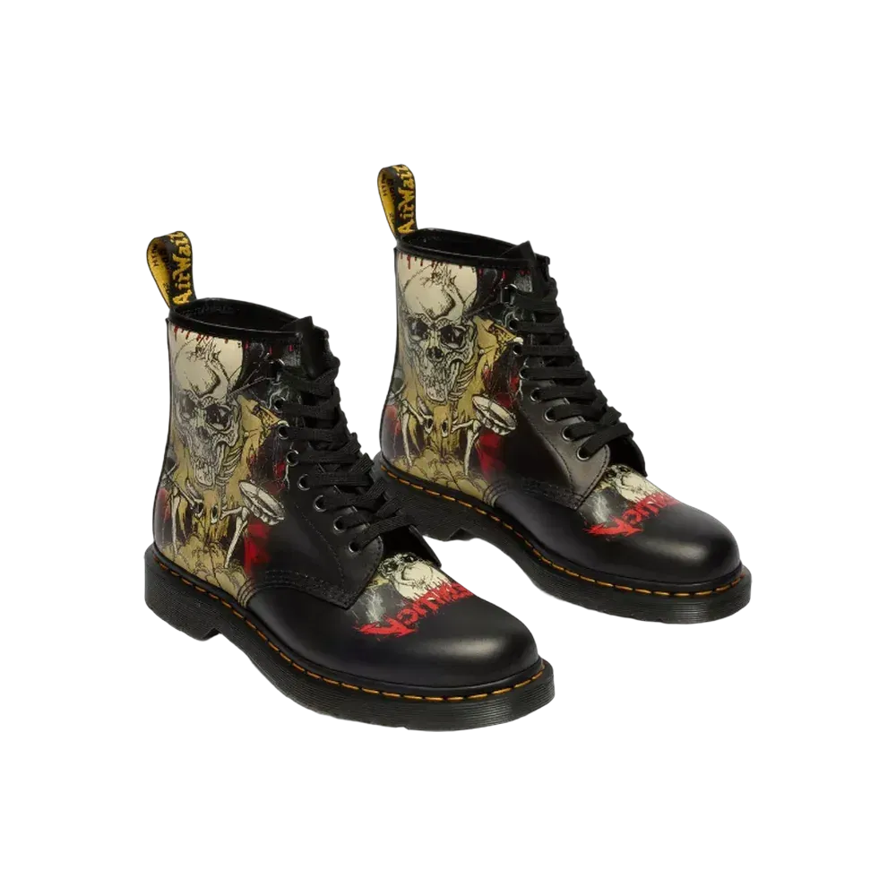 Dr Martens 1460 Metallica Skull Lightning Print